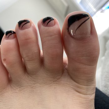 Shadow Nails - Exactly like the picture I wanted. Excuse the gross the feet... years of ice skating and a few broken toes. Beautiful design - Nail Salons Near Me - Seattle, Washington Shadow Nails - Exactly like the picture I wanted. Excuse the gross the feet... years of ice skating and a few broken toes. Beautiful design - Nail Salons Near Me - Seattle, Washington