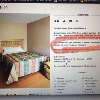 Mountain View Cabins - The imaginary room I thought I was renting for $378 ‍ - Hotels Near Me - Wrightwood, California