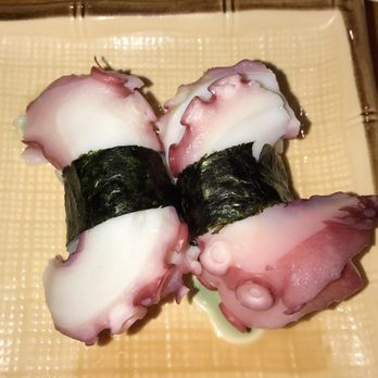 Chobop - Hey owner of this restaurant, does this look like 2 orders of tako sashimi? No, no it does not! - Sushi Bars Near Me - Costa Mesa, California