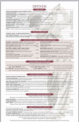 Menu photo 6 Sam Snead's Tavern Naples, FL Menu photo 6 Sam Snead's Tavern Naples, FL