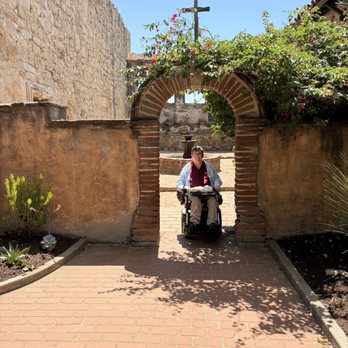 Serra Chapel - This is me getting around just fine in my chair - Churches Near Me - San Juan Capistrano, California Serra Chapel - This is me getting around just fine in my chair - Churches Near Me - San Juan Capistrano, California