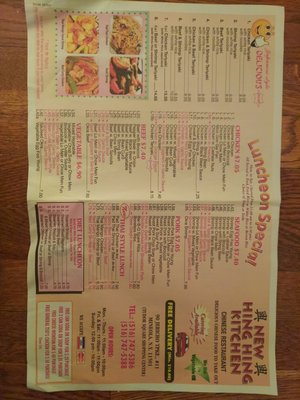 Menu photo 5 New Hing Hing Kitchen Mineola, NY