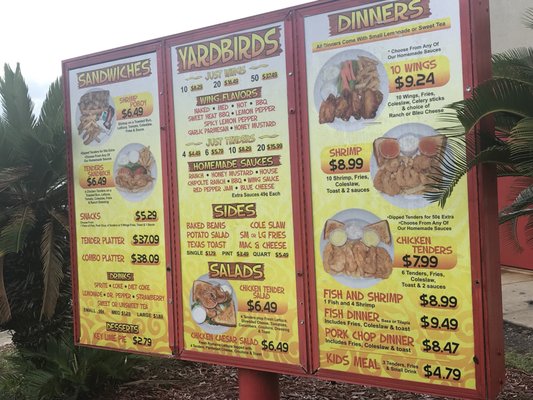 Menu photo 5 Yard Birds Fort Walton Beach, FL Menu photo 5 Yard Birds Fort Walton Beach, FL