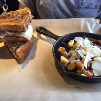 Fork & Fig - Turkey and pear sammy with potato gnocchi side - Burgers Near Me - Albuquerque, New Mexico Fork & Fig - Turkey and pear sammy with potato gnocchi side - Burgers Near Me - Albuquerque, New Mexico