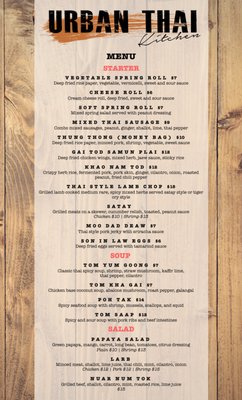 Menu photo 8 Urban Thai Kitchen Katy, TX