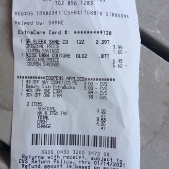 CVS Pharmacy - Proof that I was there and proof that Shane was the c*nt who rung me up at the register. - Drugstores Near Me - LAS VEGAS, Nevada
