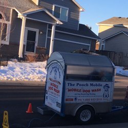 The Pooch Mobile - All set up and ready for our dogs in time for their appointment.