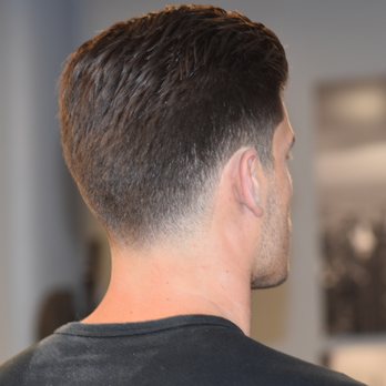 Low Fade Scissor Haircut On Long Hair Yelp