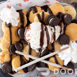 Southern Sno Bombs Sno Cafe - Sweet Pea's Poffertjes in Oreo cookies n Ice cream