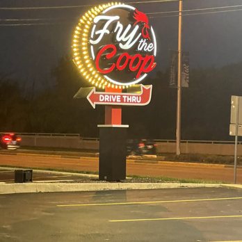 Fry the Coop - Their Sign. - Chicken Shop Near Me - Prospect Heights, Illinois