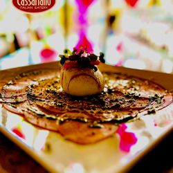 Cassariano Italian Eatery-Mineola - The perfect combination of truffle mortadella, creamy burrata, pistachio, and carpaccio creates a unique experience for the palate.