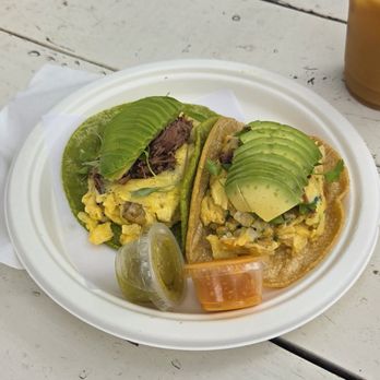 La Santa Barbacha - Migas and potato breakfast tacos - Mexican Near Me - Austin, Texas La Santa Barbacha - Migas and potato breakfast tacos - Mexican Near Me - Austin, Texas