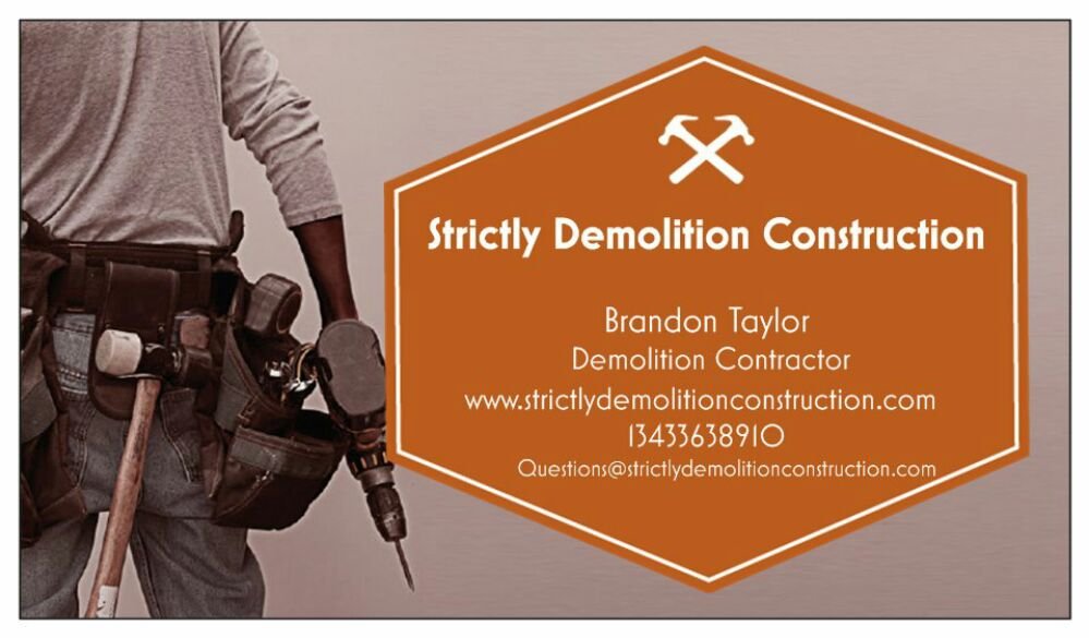 STRICTLY DEMOLITION CONSTRUCTION Updated August 2024 London
