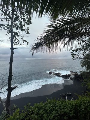 Kehena Black Sand Beach by null