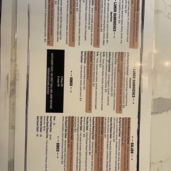 Dutch's Sandwich Shop - Menu (back) - Sandwiches Near Me - Montclair, New Jersey Dutch's Sandwich Shop - Menu (back) - Sandwiches Near Me - Montclair, New Jersey