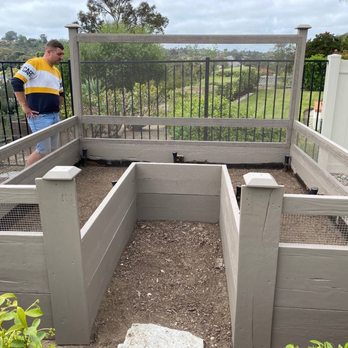 A-Group Handyman - Painting a redwood garden with non-toxic materials - Handyman Near Me A-Group Handyman - Painting a redwood garden with non-toxic materials - Handyman Near Me