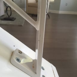 Powder coating flaws on day of delivery