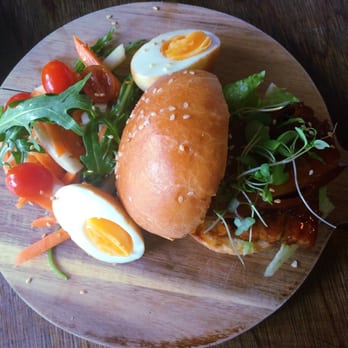Breakfast Thieves - Burger and soy boiled eggs - Restaurants Near Me - Fitzroy, VIC Breakfast Thieves - Burger and soy boiled eggs - Restaurants Near Me - Fitzroy, VIC