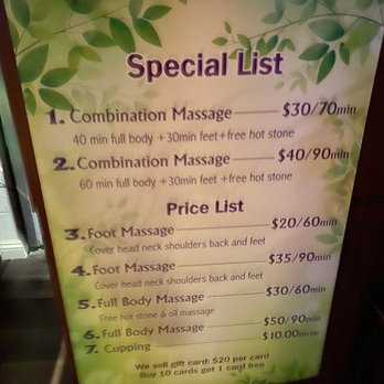 Sea Spa 大圣足浴 - Massage menu and prices - Massage Near Me - Rosemead, California Sea Spa 大圣足浴 - Massage menu and prices - Massage Near Me - Rosemead, California