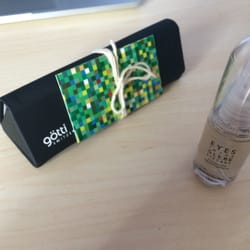 Eyes In the Glebe - My frames came with a business card and lens cleaner solution (along with the Götti's case and dust cloth).
