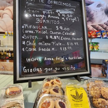Casa Del Alfajor - a menu for a bakery - Coffee & Tea Near Me - Concord, California