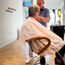 Peter Devine Hair Design - Well thought out hair styling plan of execution .
