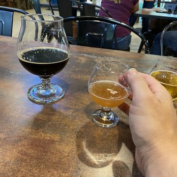 B-52 Brewing Co - A bottled stout cause none were on tap and two expensive tasters. - Breweries Near Me - Conroe, Texas