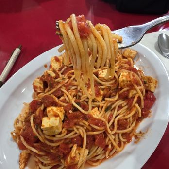 La Flor De Loto - Tofu spaghetti, homemade delicious sauce - Mexican Near Me - South Gate, California La Flor De Loto - Tofu spaghetti, homemade delicious sauce - Mexican Near Me - South Gate, California
