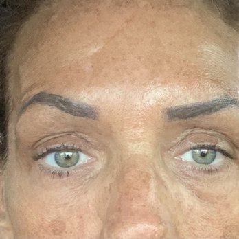 Rejuvenate Salon & Spa - The face with makeup on is the first time. - Hair Salons Near Me - Streetsboro, Ohio