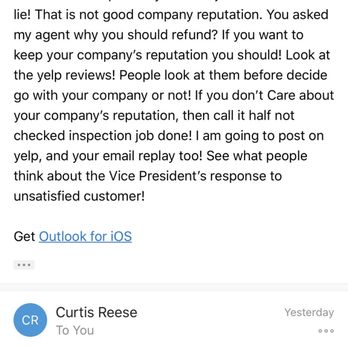 HomeGuard - That's the only careless customer service I received from this company! - Home Inspectors Near Me - Livermore, California HomeGuard - That's the only careless customer service I received from this company! - Home Inspectors Near Me - Livermore, California