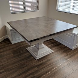 Amazing quality craftsmanship!! Top notch customer service and product.  We love our custom kitchen nook! Tony did fabulous work!