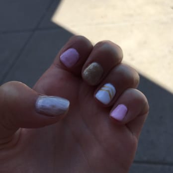 Contempo Nails - Terrible colors worst mani ever. - Nail Salons Near Me - Boulder, Colorado