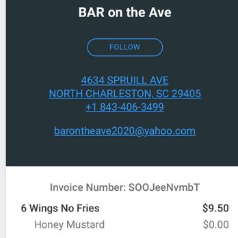Bar on the Avenue - Breakfast & Brunch Near Me - North Charleston, South Carolina