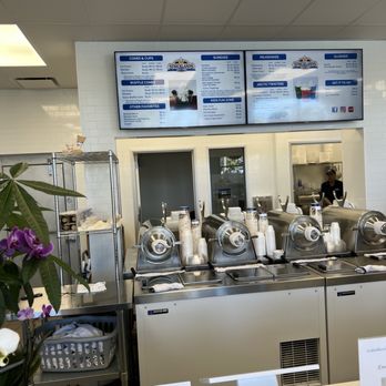 Stricklands Ice Cream - Menu board for pricing and offerings - Ice Cream & Frozen Yogurt Near Me - Costa Mesa, California
