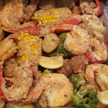 Chef RoyalTee Catering & Events - The Royal Boil with lemon garlic butter. - Caterers Near Me
