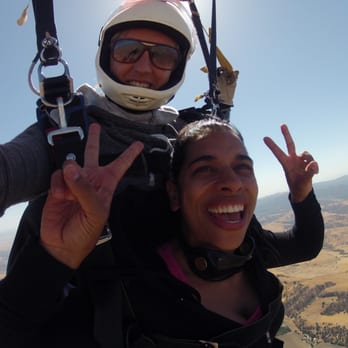 Silicon Valley Skydive - Yessssss we made it, the 7 minute ride down was beautiful and fun to twist and turn in the chute, Cyn rocks! - Skydiving Near Me - San Martin, California Silicon Valley Skydive - Yessssss we made it, the 7 minute ride down was beautiful and fun to twist and turn in the chute, Cyn rocks! - Skydiving Near Me - San Martin, California