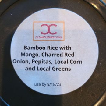 Clean Cuisine By Gina - Great combo in main course salad for 2 and the green bamboo rice was new to us. - Food Delivery Services Near Me Clean Cuisine By Gina - Great combo in main course salad for 2 and the green bamboo rice was new to us. - Food Delivery Services Near Me