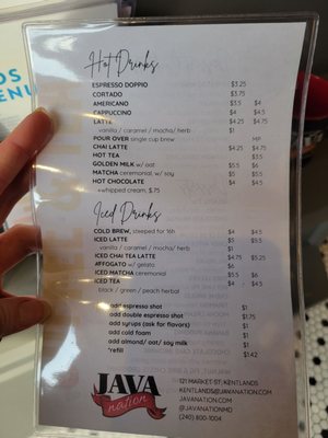 Menu photo 7 Java Nation Gaithersburg, MD Menu photo 7 Java Nation Gaithersburg, MD