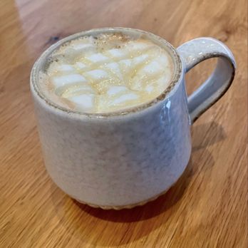 Salt Yard Cafe & Bar - honey lavender latte - New American Near Me - Portland, Maine