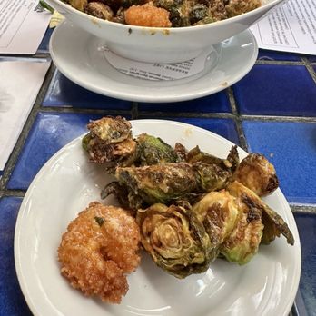 Cappy's Restaurant - Off menu brussel sprouts and fired shrimp, yum yum!!! - New American Near Me - San Antonio, Texas Cappy's Restaurant - Off menu brussel sprouts and fired shrimp, yum yum!!! - New American Near Me - San Antonio, Texas
