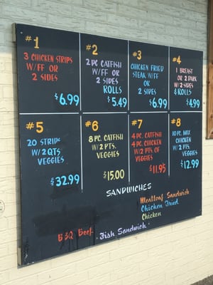 Menu photo 5 Pop's  Fried Chicken Terrell, TX