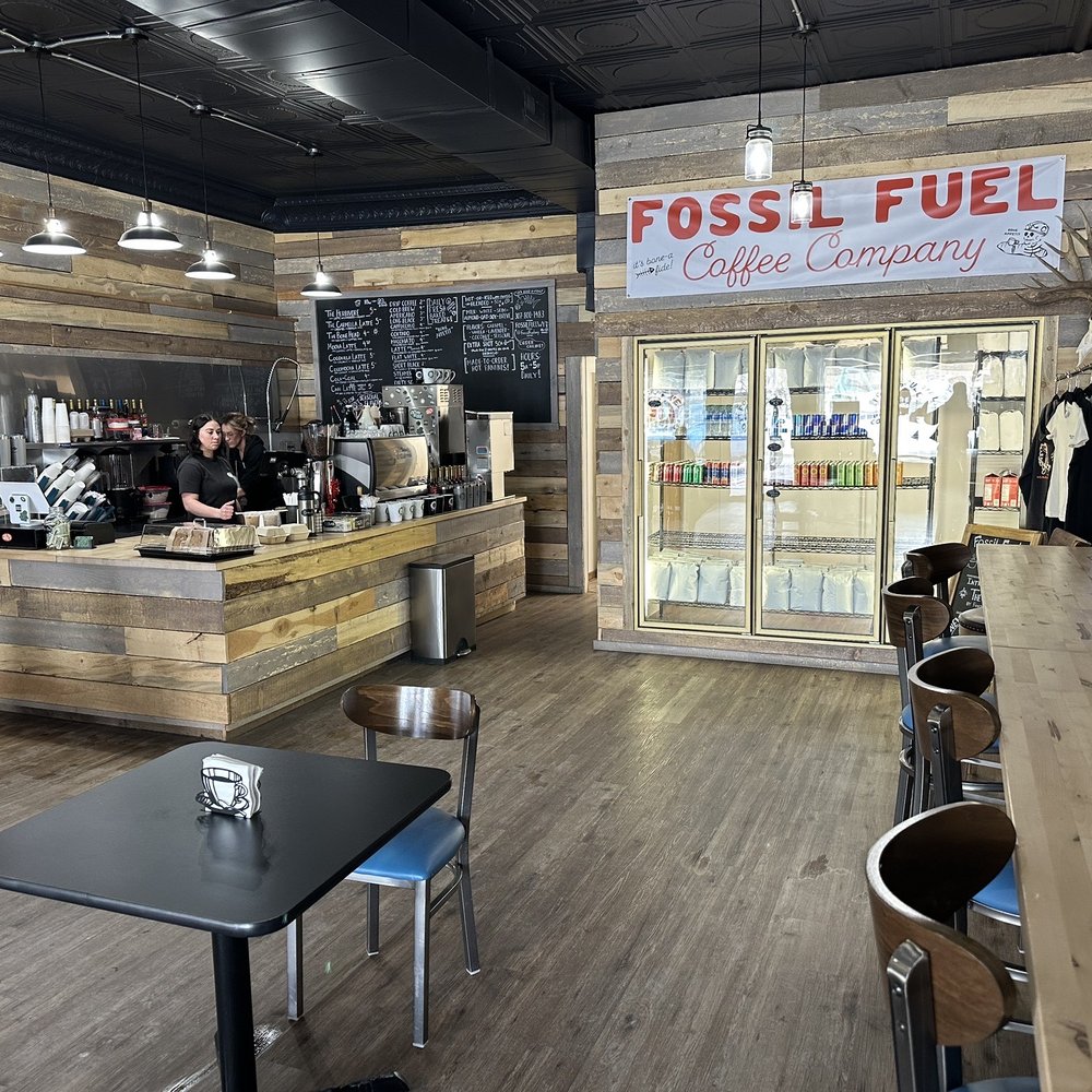 Fossil Fuel Coffee Co - the inside of a coffee shop - Coffee & Tea Near Me - Kemmerer, Wyoming Fossil Fuel Coffee Co - the inside of a coffee shop - Coffee & Tea Near Me - Kemmerer, Wyoming