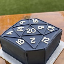 Creations Galore and Moore - Seven figure Groom Wedding Cake.