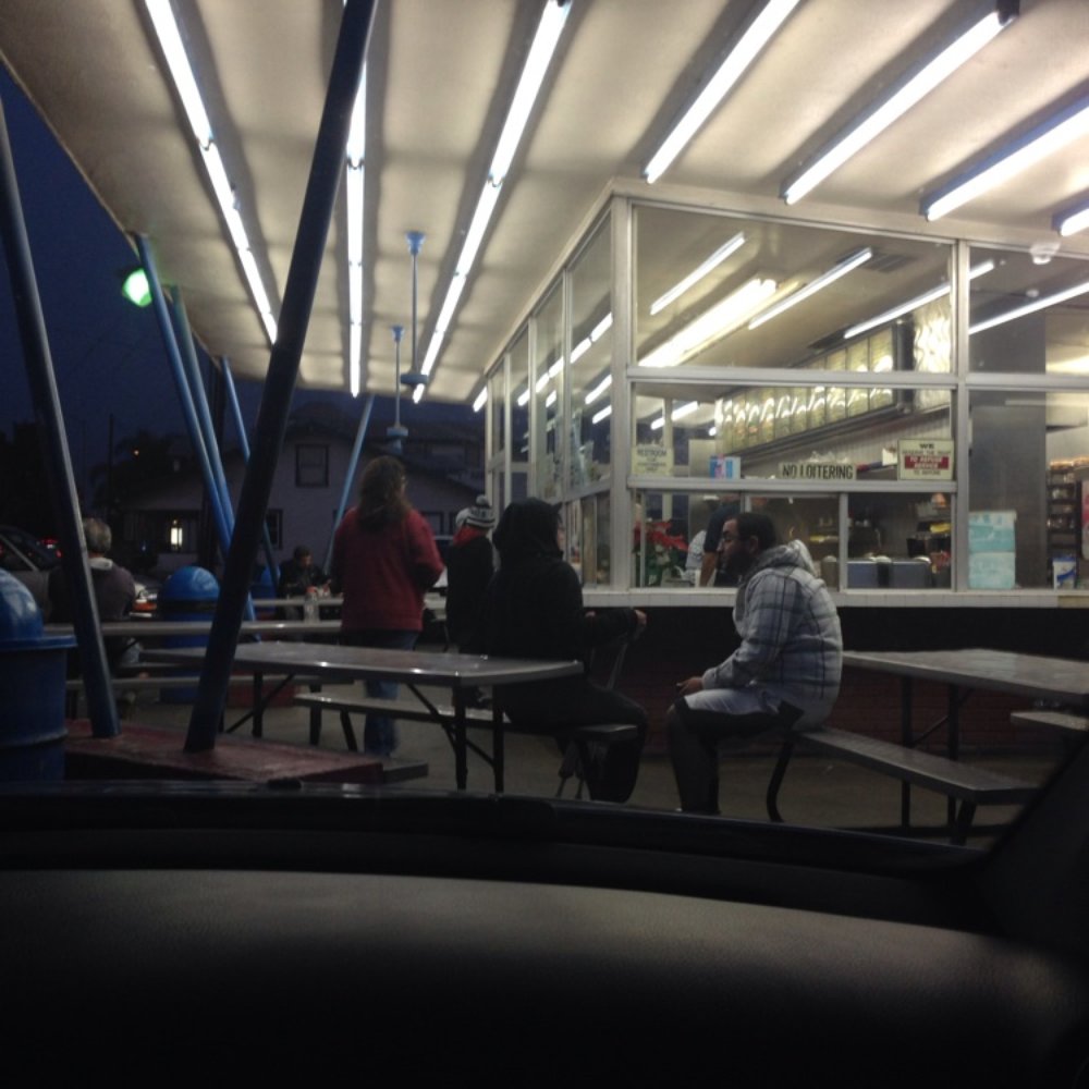 George's Drive-In - Waiting in the car for our order. - American Near Me - Riverside, California George's Drive-In - Waiting in the car for our order. - American Near Me - Riverside, California