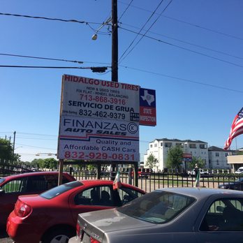 Hidalgo Used Tires - Sign out front - Tires Near Me - Houston, Texas