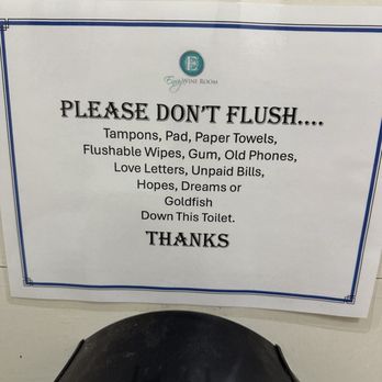 Envy Wine Room - Sign in restroom LOL - Wine Bars Near Me - Spring, Texas