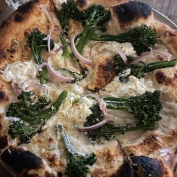 Massilia - Broccolini Pizza - French Near Me - Santa Monica, California