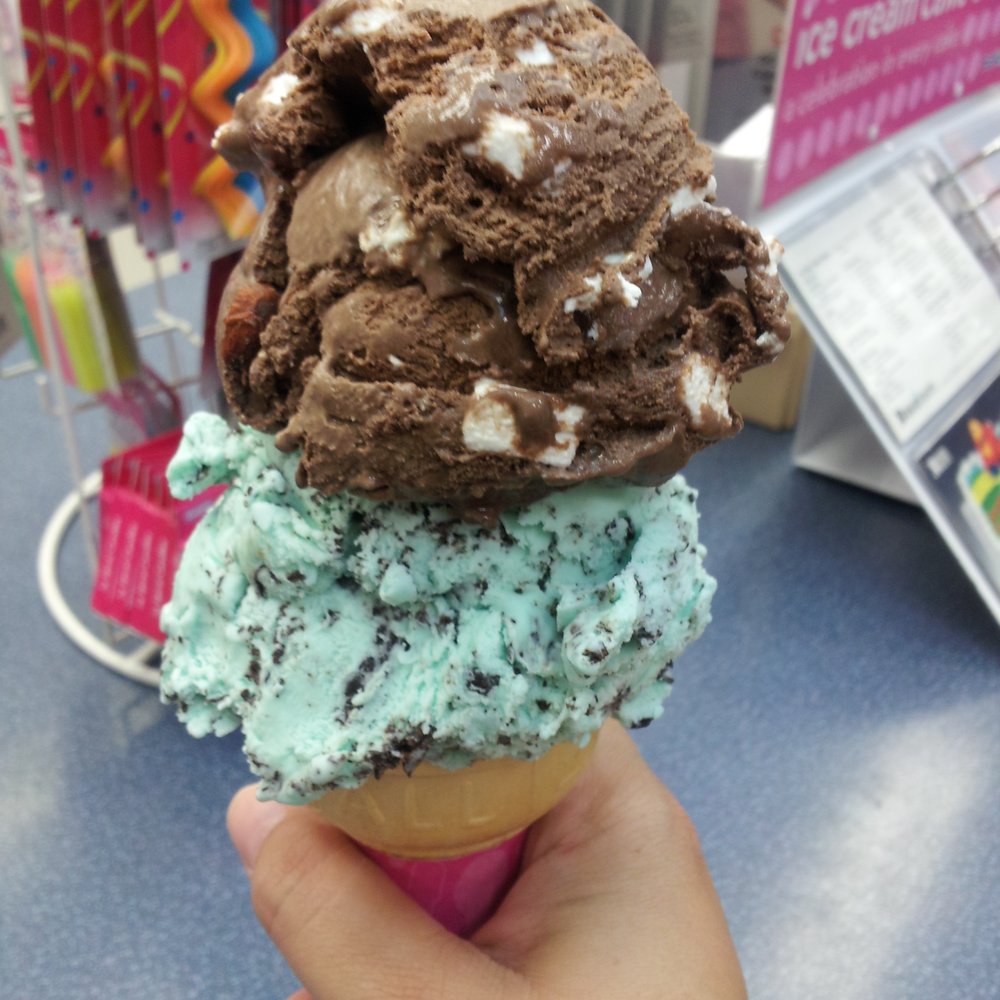 Baskin-Robbins - Two scoops! Mint and rocky road - Ice Cream & Frozen Yogurt Near Me - Waianae, Hawaii
