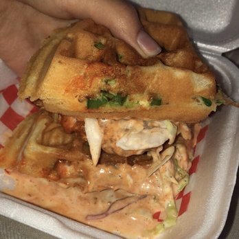 Broast Chicken & Waffles - hello junior - $8.49 - Waffles Near Me - Mississauga, Ontario Broast Chicken & Waffles - hello junior - $8.49 - Waffles Near Me - Mississauga, Ontario