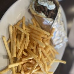Cafe Moderno - Gyro Wrap with French Fries
